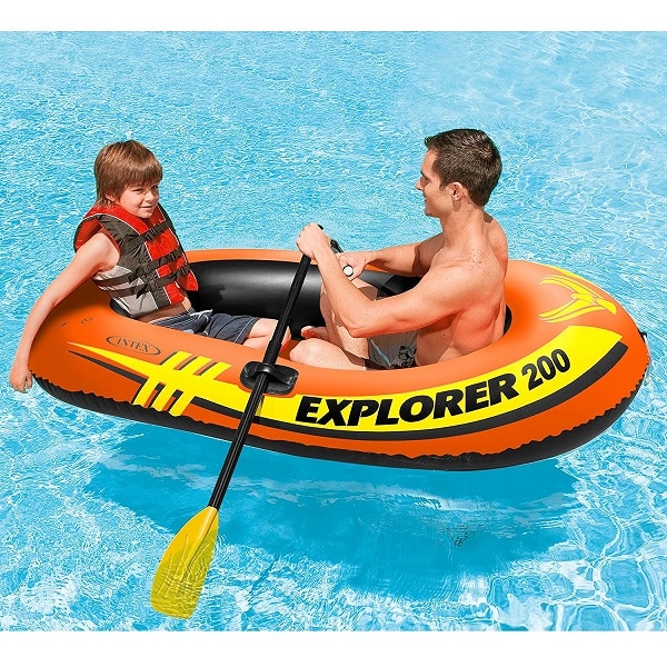 INTEX Bateau EXPLORER 200 + une paire de rame