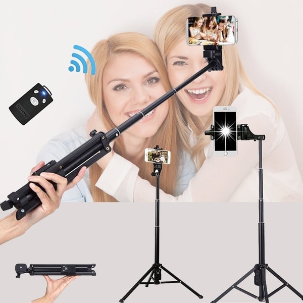 VCT-1688 3in1 bâton Selfie trépied avec trépied et télécommande Bluetooth-hanoutdz-1 VCT-1688 3in1 bâton Selfie trépied avec trépied et télécommande Bluetooth-hanoutdz-1